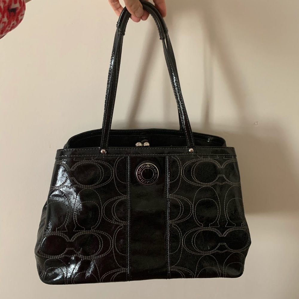 Coach leather bag